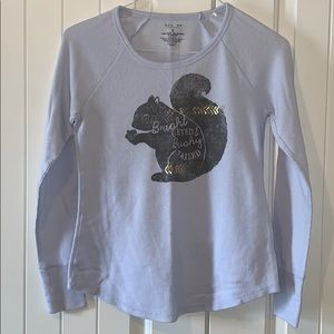 COPY - Thermal Graphic Shirt Bright Eyed & Bushy Tailed